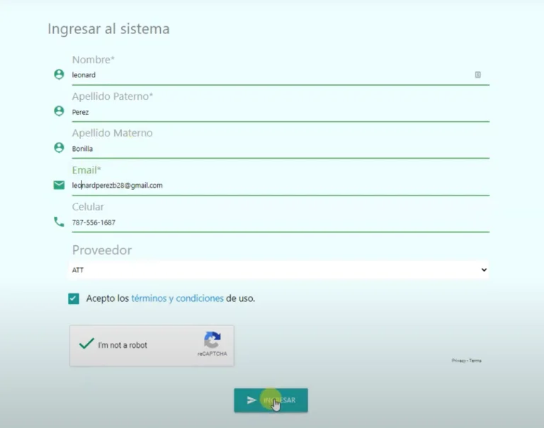 formulario de citas cesco